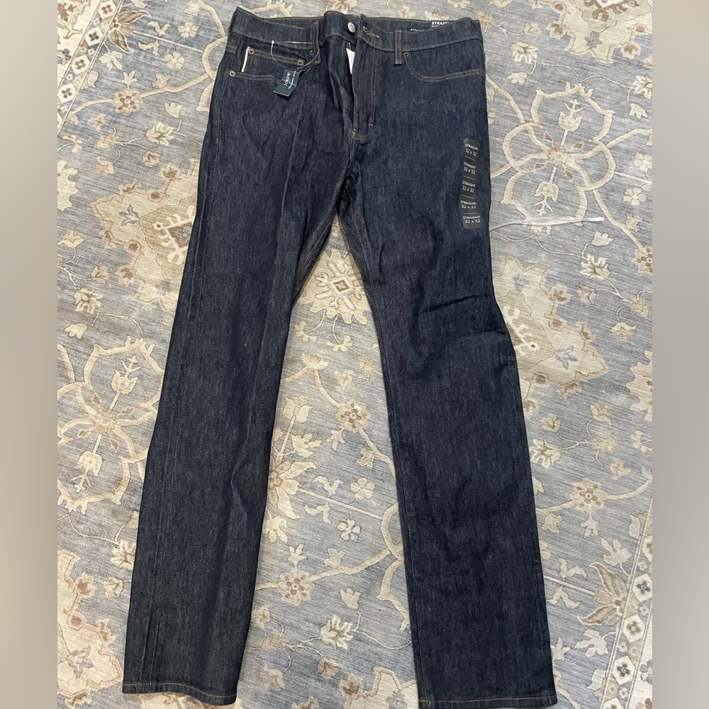 J. Crew Men's Deep Indigo Straight Jeans